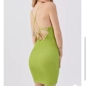 NWT Urban Outfitters Tyra Strappy Back Mini Dress